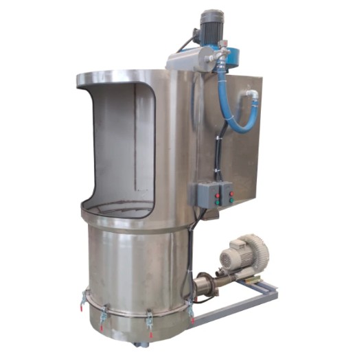 Kelluva hiekkakone pölynpoistolla, takakerros 800 mm